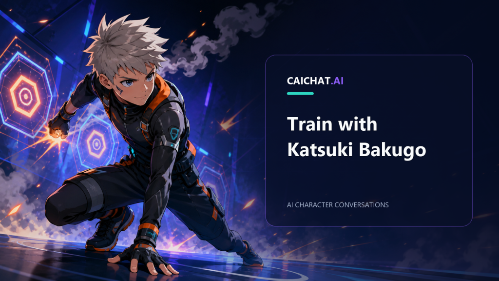 Explosive training themed AI character conversation