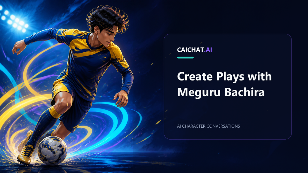 Creative football dribbler in an AI character conversation
