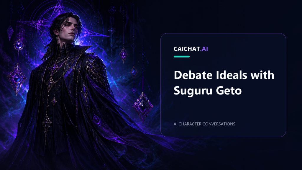 Mystical sorcerer in an AI conversation illustration