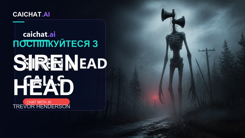 Ілюстрація високої скелетної фігури з двома витягнутими людиноподібними обличчями на жердиноподібній шиї, сухою муміфікованою шкірою та дуже довгими тонкими кінцівками, що стоїть у туманному мертвому лісі під похмурим небом у приглушених тонах.