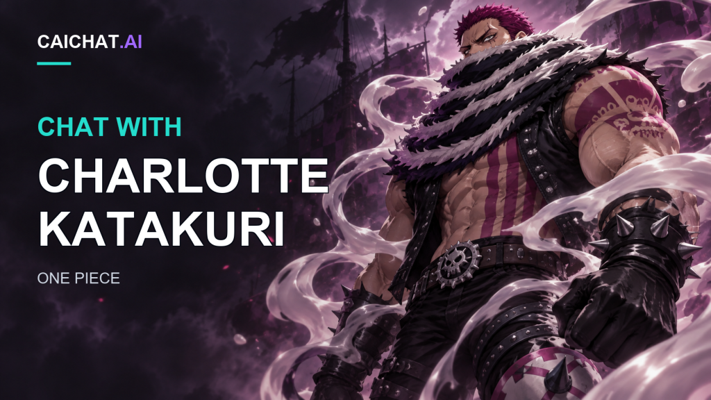 Illustration of a muscular man with short magenta hair and a dark scarf covering the lower half of his face, wearing a studded black vest, spiked gloves and a skull-emblem belt, with vertical magenta stripe tattoos on his torso, amid white mochi-like wisps.