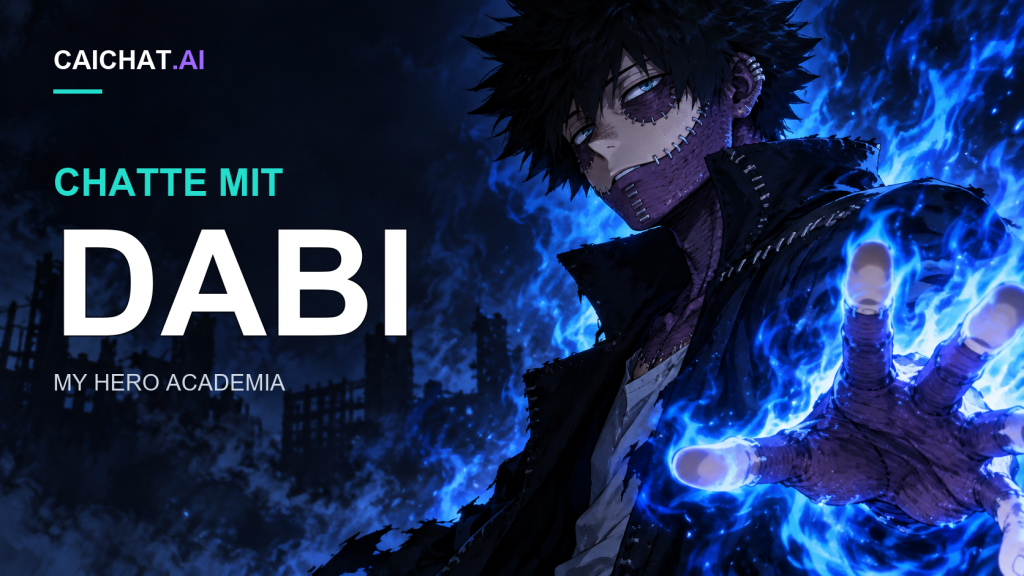 Dabi mit blauen Flammen.